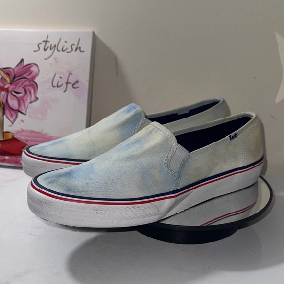 Keds Champion Double Decker Pastel Blue Slip-On Sneaker - Women’s Size 10 - Picture 4 of 8